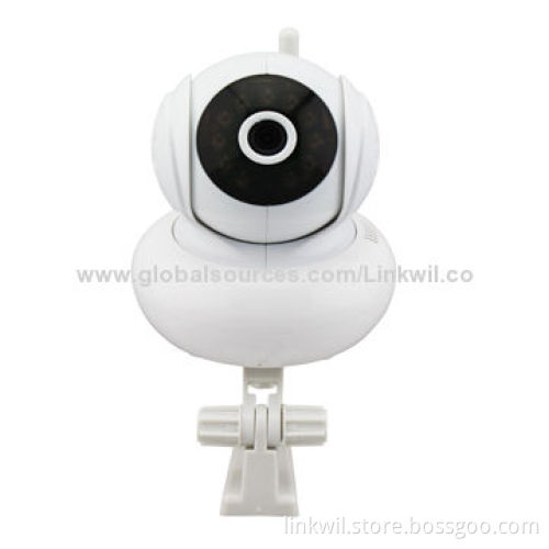 Pan and Tilt IP Camera with Two-way Audio and Night Vision, 1,280 x 720 Pixels Resolution